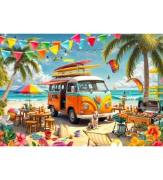 Puzzle Bluebird Camping-Car À La Plage 1000 pièces