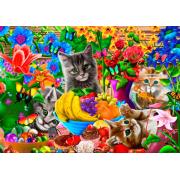 Puzzle Bluebird Funny Kittens 1000 pièces