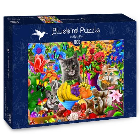Puzzle Bluebird Funny Kittens 1000 pièces