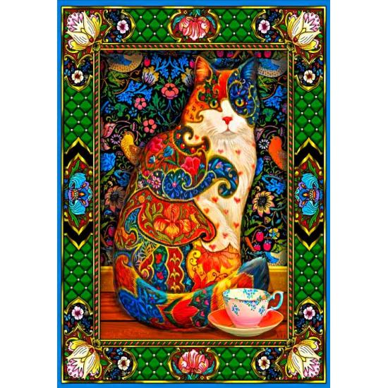 Puzzle peint chat Bluebird 1500 pièces Puzzle peint chat Bluebird 1500 pièces