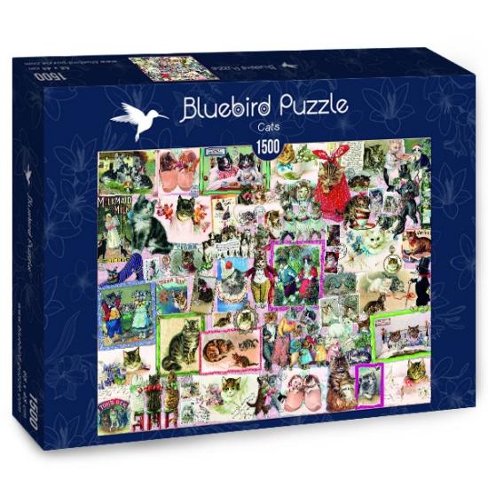 Puzzle Bluebird Chats 1500 pièces