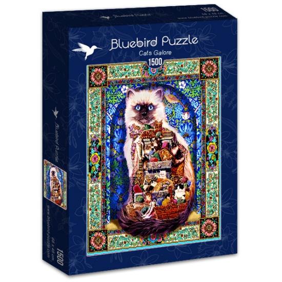 Bluebird Cats Galore Puzzle 1500 pièces