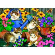 Bluebird Naughty Cats in the Garden Puzzle 1000 pièces