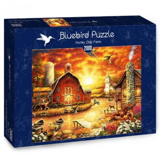 Puzzle 2000 pièces Bluebird Honey Farm