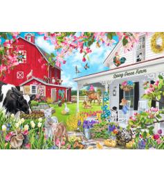 Puzzle Bluebird Ferme Spring Green de 500 pièces