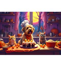 Puzzle Bluebird Cuisiner Pour Halloween XXL 300 pièces