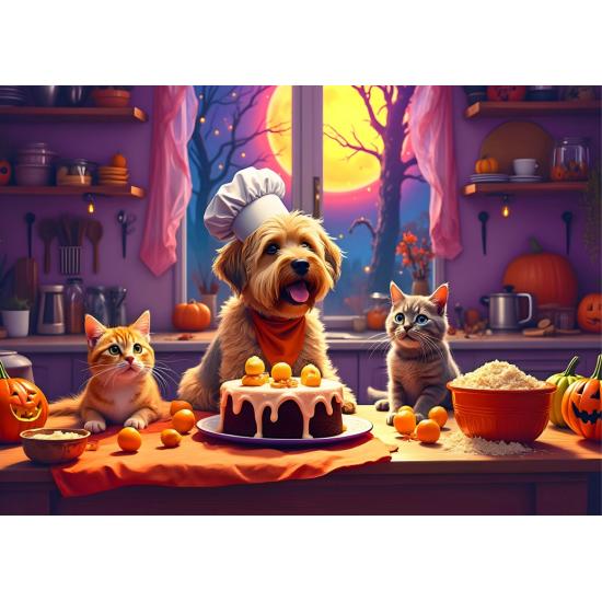 Puzzle Bluebird Cuisiner Pour Halloween XXL 300 pièces