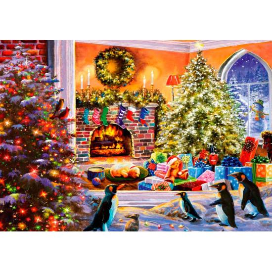 Puzzle Bluebird Christmas Magic Image 1000 pièces Puzzle Bluebird Christmas Magic Image 1000 pièces
