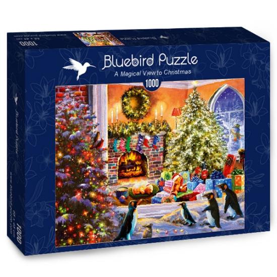 Puzzle Bluebird Christmas Magic Image 1000 pièces Puzzle Bluebird Christmas Magic Image 1000 pièces
