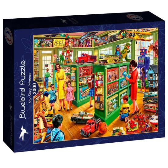 Puzzle Bluebird Intérieurs de Magasin de Jouets 2000 pièces