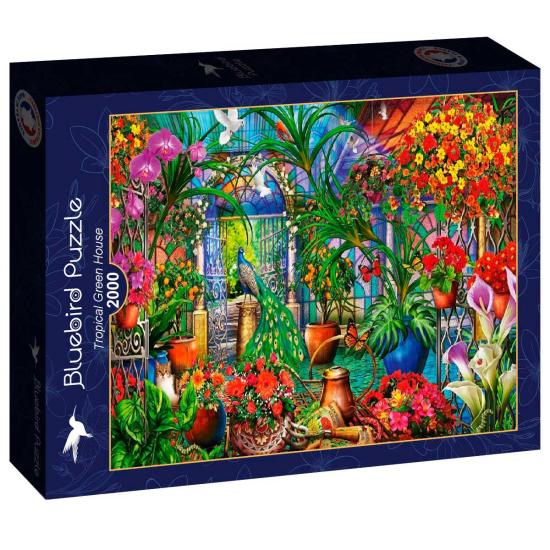 Puzzle Bluebird Serre tropicale 2000 pièces