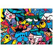 Puzzle Britto Garden Bluebird 1000 pièces