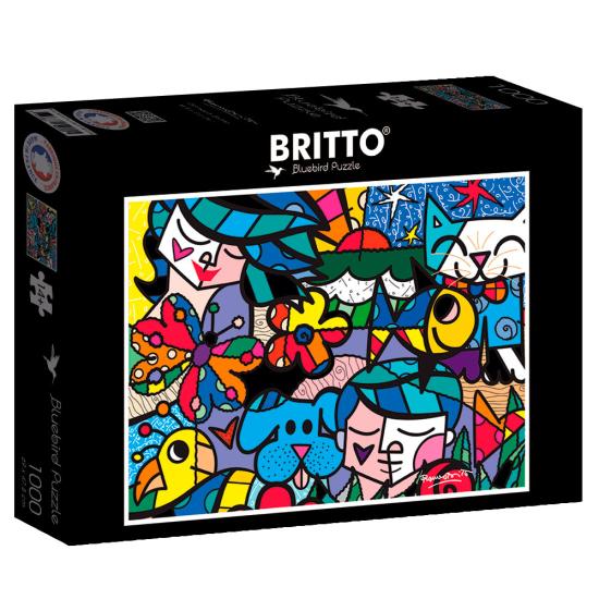 Puzzle Britto Garden Bluebird 1000 pièces