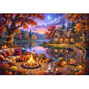 Puzzle Bluebird Au Coin Du Feu 1000 pièces