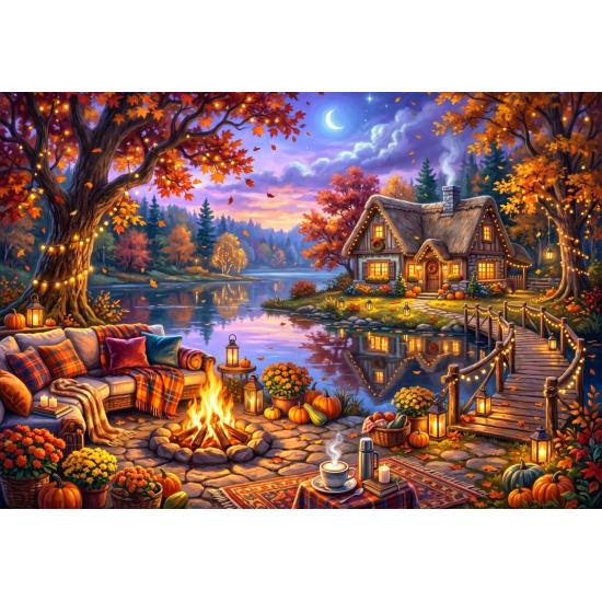 Puzzle Bluebird Au Coin Du Feu 1000 pièces
