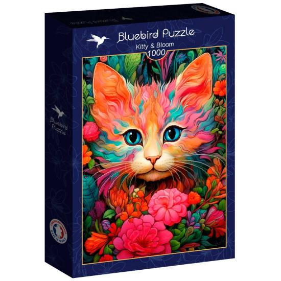 Puzzle Bluebird Kitty Et Bloom 1000 pièces