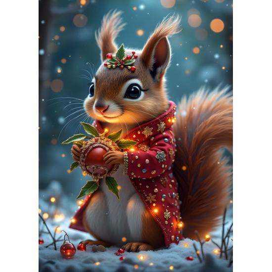 Puzzle Bluebird L'Écureuil De Noël XXL 300 pièces