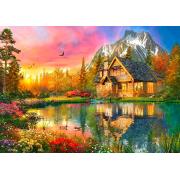 Puzzle Bluebird La cabane de montagne 1000 pièces