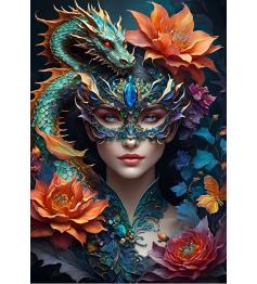 Puzzle Bluebird La Dame au dragon 1000 pièces