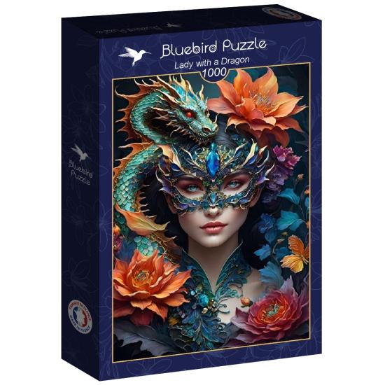 Puzzle Bluebird La Dame au dragon 1000 pièces Puzzle Bluebird La Dame au dragon 1000 pièces