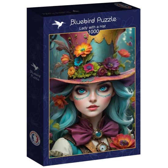 Puzzle Bluebird La Dame au Chapeau 1000 pièces