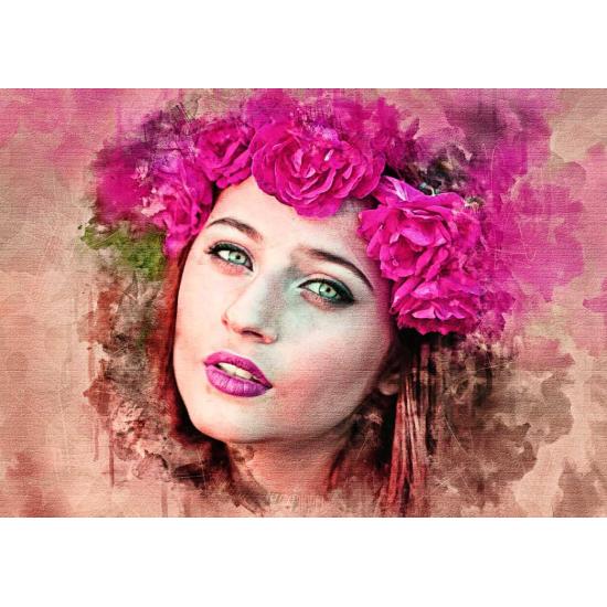 Puzzle Bluebird La Dame Rose 500 pièces