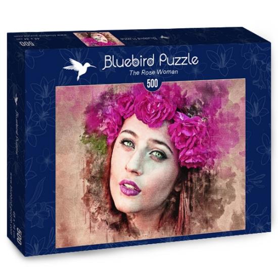Puzzle Bluebird La Dame Rose 500 pièces