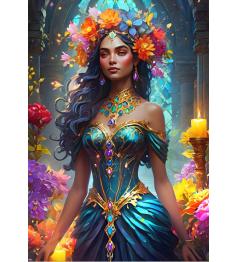 Puzzle Bluebird La Déesse Des Fleurs 1000 pièces