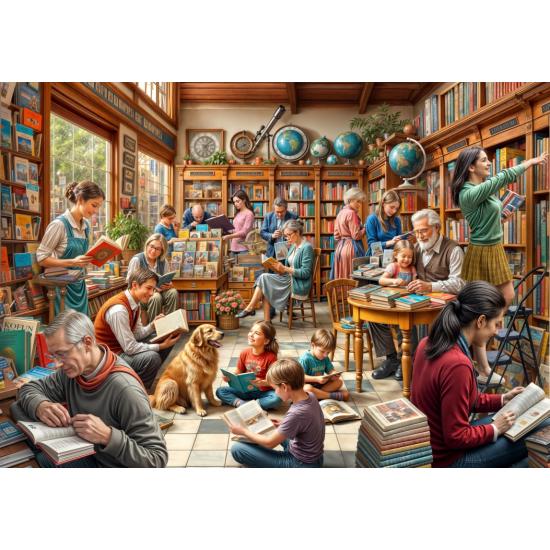 Puzzle Bluebird Librairie 2000 pièces