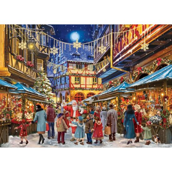 Puzzle Bluebird La Magie Du Marché De Noël 1500 pièces