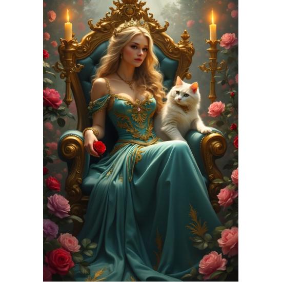 Puzzle Bluebird La Reine Des Roses 1000 pièces
