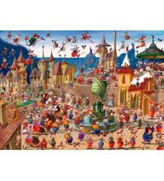 Puzzle Bluebird Le Rassemblement des Sorcières de 4000 Pcs