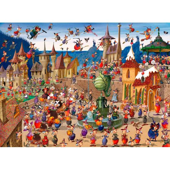 Puzzle Bluebird Le Rassemblement des Sorcières de 4000 Pcs