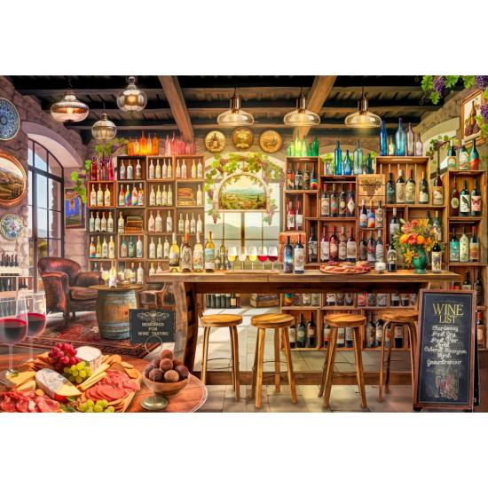 Puzzle Bluebird La salle de dégustation de vins 1000 pièces