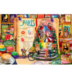 Bluebird Puzzle La vie est un livre ouvert à Paris 1000 Pz