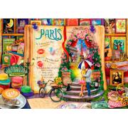 Puzzle Bluebird La vie est un livre ouvert à Paris 4000 Pz