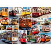 Puzzle Bluebird Le Tour Du Monde En Tramway 1500 pièces