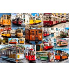 Puzzle Bluebird Le Tour Du Monde En Tramway 1500 pièces