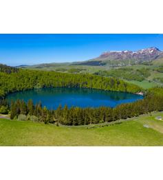 Puzzle Bluebird Lac Pavin en Auvergne 1000 pièces