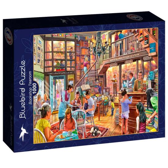 Puzzle Bluebird Librairie Salon de Thé 1000 pièces Puzzle Bluebird Librairie Salon de Thé 1000 pièces