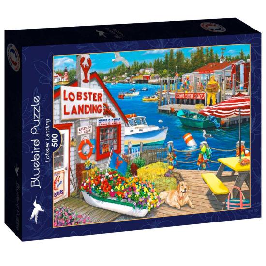 Puzzle Bluebird Lobster Landing 500 pièces