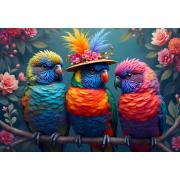 Puzzle Bluebird Perroquets Arc-En-Ciel 1000 pièces