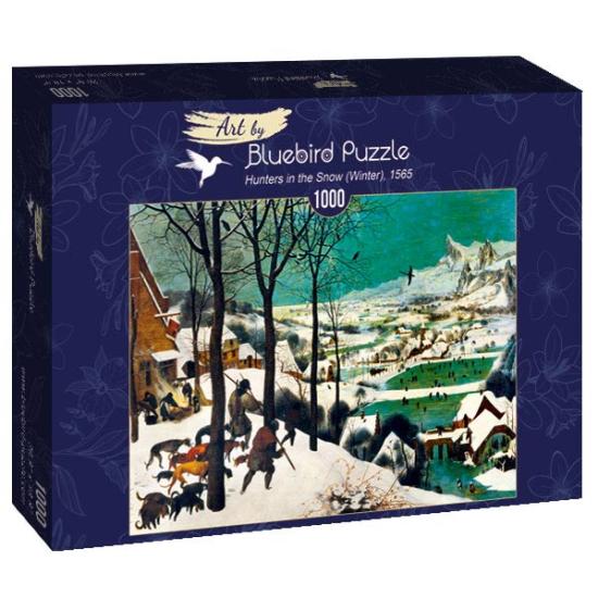 Puzzle Bluebird Les chasseurs dans la neige 1000 pièces