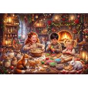Puzzle Bluebird Les Petits Boulangers De Noël 1000 Pieces