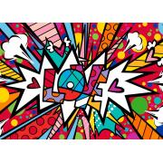 Puzzle Bluebird Love Pop Dot Burst 500 pièces