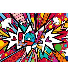 Puzzle Bluebird Love Pop Dot Burst 500 pièces
