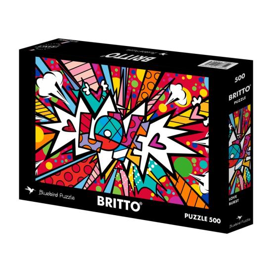Puzzle Bluebird Love Pop Dot Burst 500 pièces