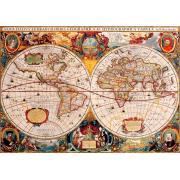 Bluebird Puzzle Carte du monde antique 1000 pièces