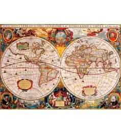 Bluebird Puzzle Carte du monde antique 1000 pièces