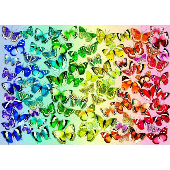 Puzzle Bluebird Papillons Colorés 1000 Pièces